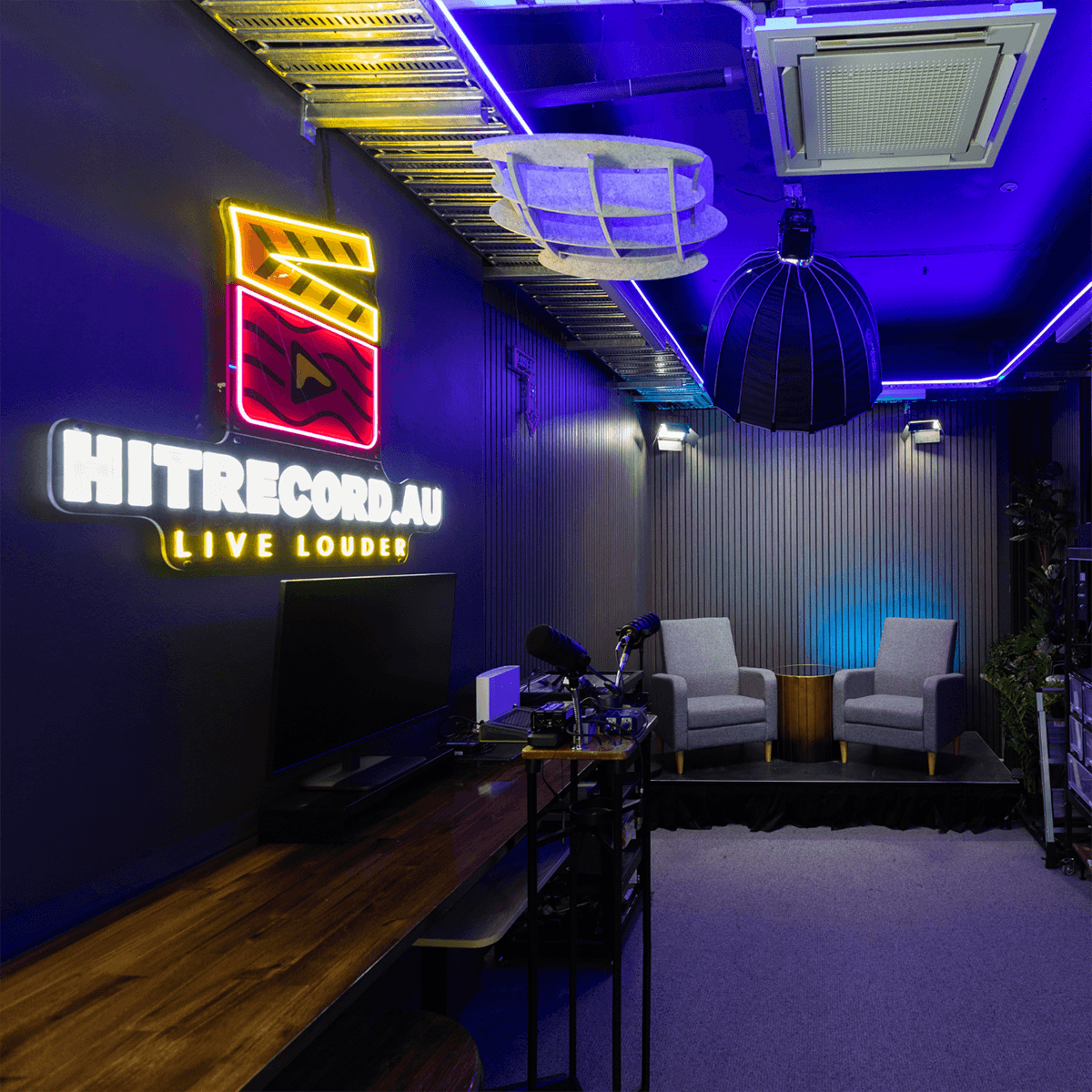 Hit Record studio interior